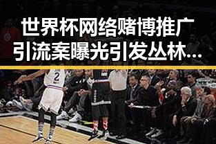 世界杯网络赌博推广引流案曝光引发丛林法则卷土重来争议