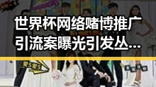 世界杯网络赌博推广引流案曝光引发丛林法则卷土重来争议