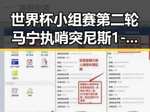 世界杯小组赛第二轮马宁执哨突尼斯1-5惨败瑞典后主教练被解雇事件引发的反思